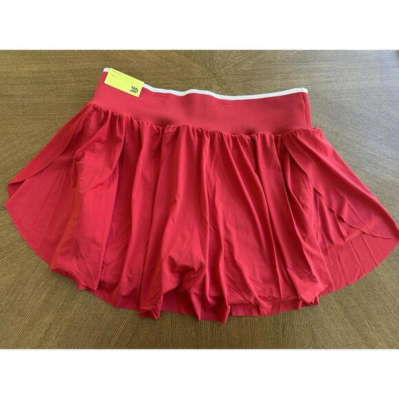 NEW All In Motion Women's High Rise Seamless Skort Red Size L Tennis Pickleball - Picture 2 of 7